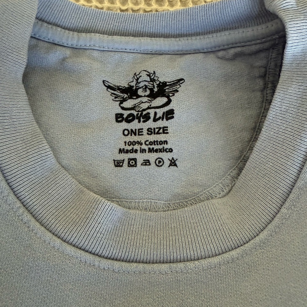 Boys Lie Light Gray Sweatshirt - Picture 3 of 5